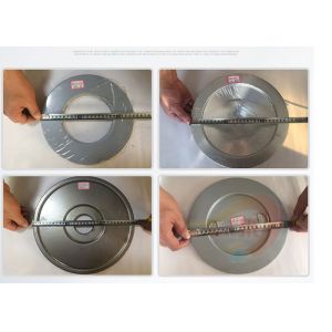 Square Round Outerwear Filter Cover 63.5mm inner Diameter RoHs Approved