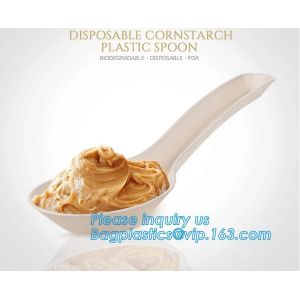 6 inch Tea/Soup/ice cream/tasting spoons Eco-friendly tableware corn starch