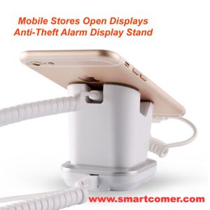 COMER anti-shoplift alarm devices for security tablet pod stand plastic magnetic