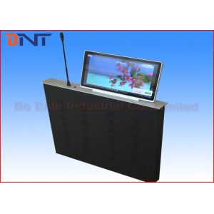 China Ultra Thin Vertical LCD Monitor Lift With Motorized Separate Lifting Microphone on sale