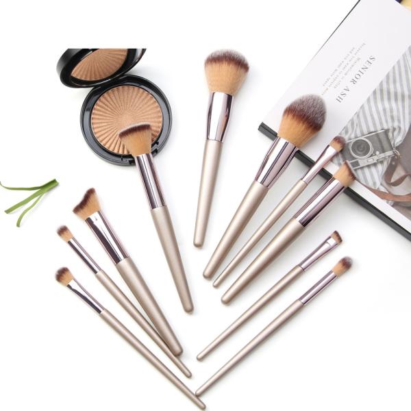 Wholesale Many Kinds of Make Up Brushes Ten Pieces One Bag for Women Make Up
