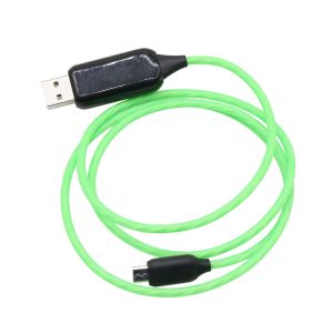 Usb Led Light Charging Data Cable Type c Micro Ios luminous streamer magnetic