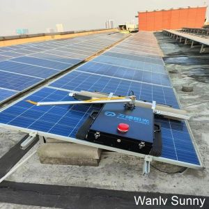 Automated Crawler Cleaning Machine Boost Solar Panel Performance and Save on