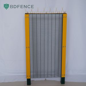 358 Anti Climb Pvc Coated Fence Boundary Wall Grill Design Clear View
