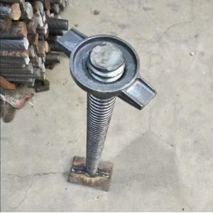 Factory Price Hand Welding Solid Bar U shape Top Jack for Scaffolding