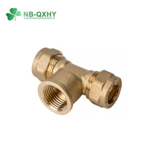 NB-QXHY Brass Copper Pipe Hose Compression Fitting Connector with High Thickness
