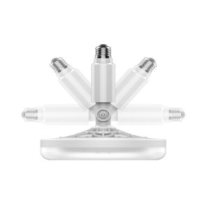 Socket Fan Light with Remote Control 3 Colors Dimmable LED Ceiling Fan 14W for