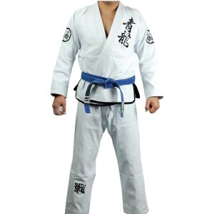 A2 Jiu Jitsu Kimono White 420Gsm Pearl Weave Jiu Jitsu Apparel