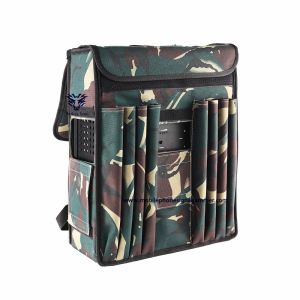 Army Electronic Signal Jammer , Backpack 80W Jammer Signal Blocker 6 Bands