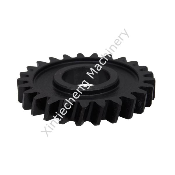 Black Hobbing Helical Gears Cast Steel High Precision Gears High Transmission