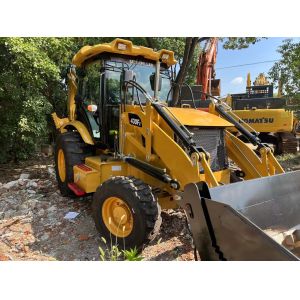 4 Wheel Drive Tractor Backhoe Loader CAT 430F For Excavation
