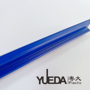Tailored PVC Plastic Profiles Plastic Clamp Strip Flame Resistance Color