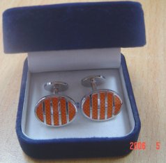 Cheap 2012 new design 1.5mm - 3.0mm Epoxy Coating / Resin custom cufflinks for sale