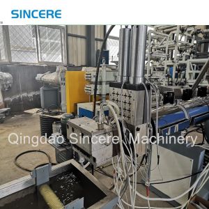 Hydraulic PP PE PET ABS Plastic Pelletizing Line For Recycling Granulation