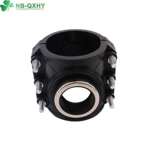 Electrofusion HDPE Pipe Fitting Saddle Clamp Pn16 with Welding Connection