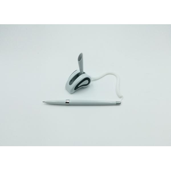 White color plastic table ball pen with logo for promotion(F101)