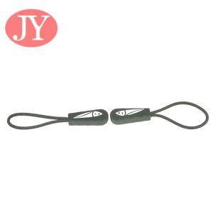 Jiayang garment accessories PVC Silicon paracord TPU zipper puller for over coat
