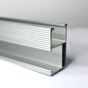China 3 Meter Anodized Aluminum Solar Mounting Rail / Solar Panel Installation Rails on sale