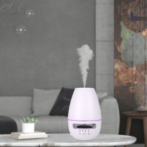 Super Quite Bluetooth Aroma Diffuser With 7 Color Changing Light