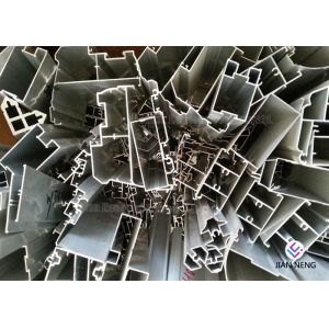 Extruded Aluminium Profile For Glass , Aluminium Door Frame Profile With Powder