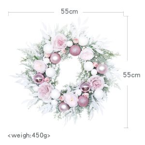 Waterproof Artificial Plant Wall Panels Eucalyptus Wreath UV Resistent For