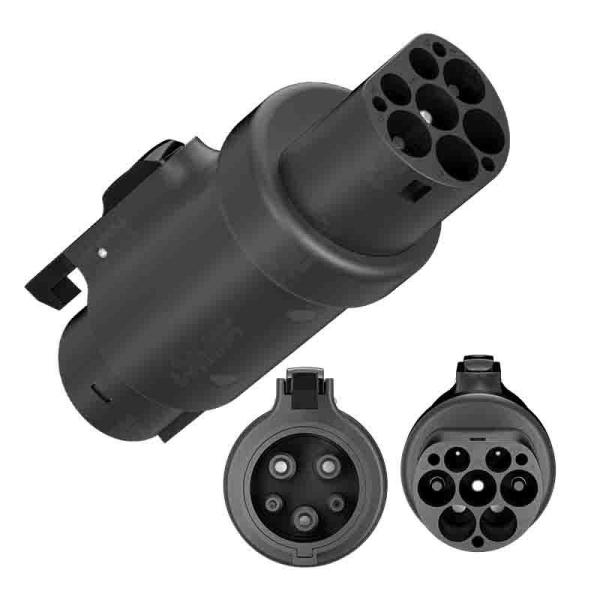 Quality Dc Fast Charger Compatible Type 2 Charger  With Type1 Charging Socket Type2 to Type 1 J1772 Adapter  for Electric Cars wholesale