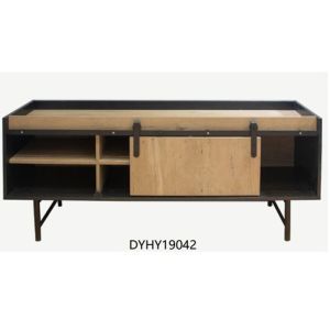 Cheap 140cm Width 40cm Depth Brown And Black Modern TV Stand for sale