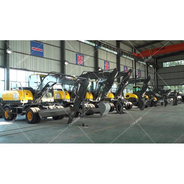 Quality Multifunctional Large Crushing Wheeled Excavator Orchard Municipal Digger With Shade wholesale