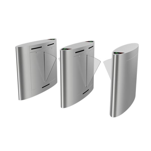 High Speed Flap Barrier Turnstile Gate Security Access Control System With IC/ID