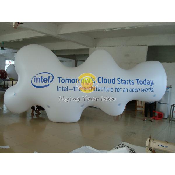 Quality PVC Custom Cloud Shaped Balloons with two sides digital printing for Political events wholesale