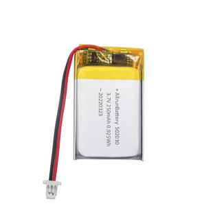Thin 3.7 V 250mAh LiPo Battery Rectangle Lithium Polymer Rechargeable Battery