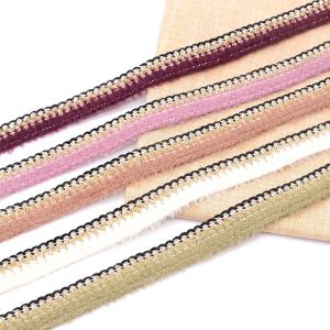 Cheap Metallic Gimp Fluffy Nylon Hemming 2CM Crochet Braid Trim for sale