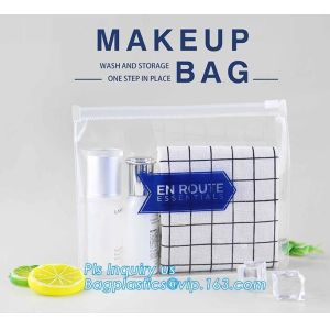 student stationery transparent plastic slider zipper bag, Eco-friendly Slider