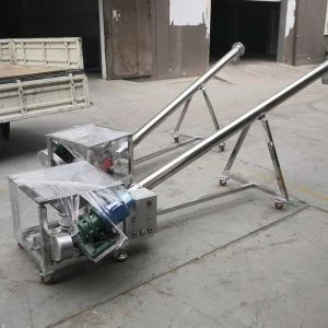 KX0009 Cement Powder Auger Feeder Easy To Maintain Flex Screw Auger With Hopper