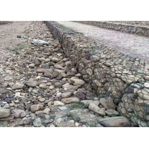 Scour Resist 3.05mm Gabion Mesh Basket For Roadway