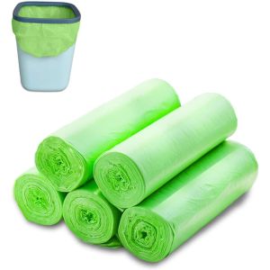 Cheap Custom Compostable Corn Starch Bags Biodegradable Rubbish Bags for sale