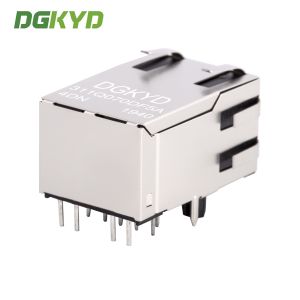 25.4mm Integrated Ethernet RJ45 Connector 1000Mb Transformer Rj45 Jack Cat6 With
