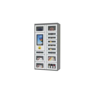 Smart Card Payment 24 Hours Vending Lockers Cold Rolled Steel