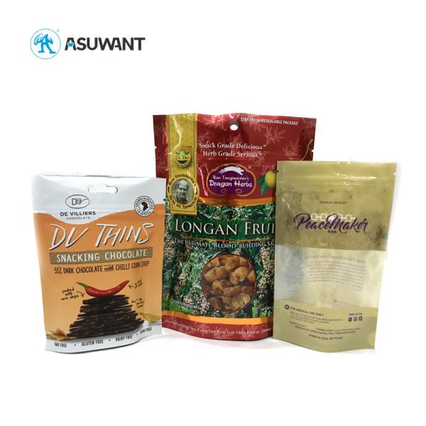 Quality MSDS CPPAL Resealable Stand Up Pouch Gravure Printing wholesale