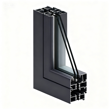 JZG60 Thermal Insulation Casement Window Anodized Custom Casement Windows