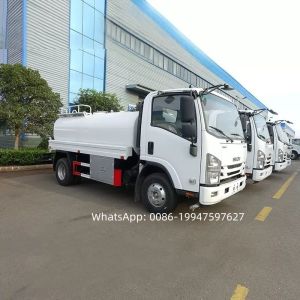 New ISUZU KV100 Water Vehicle 5 Tons Water Tank Equipped With 4KH1CN6LB Engine