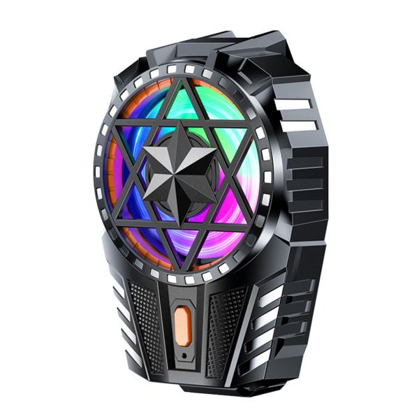 X112 Phone Cooling Fan 300mah Rechargeable with RGB Light Three Adjustable