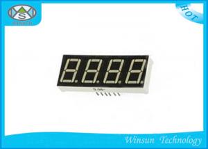 China Small Volume 7 Segment LED Digital Display 4 Digit 9 - 220 Mcd For Semi Outdoor Sign Board on sale
