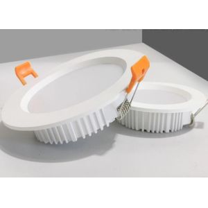 Slim Round Led Panel Downlight 3000K For Leaving Area Input 185 - 265V