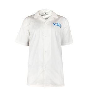 Support Customized Samples Women's Work Blouse with Long Sleeves and Button Down