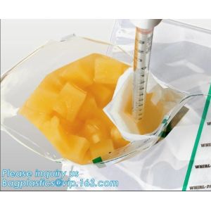 Sterile Sampling Bags with Flat-Wire Closures Capacity, Sterile Sampling Bag