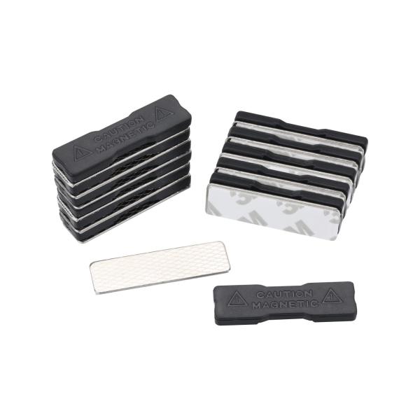Quality Block Magnetic Name Badge Tolerance ±1% Plastic Name Tag with Magnetic Attachment wholesale