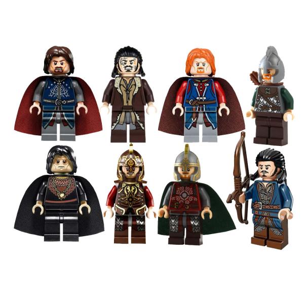 Quality MOC movie characters king archer knight sodier super hero mini figures building blocks wholesale