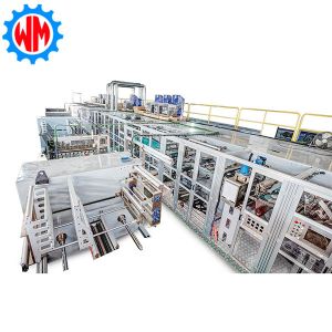 China Full Servo Pull Up T-Shape Diaper Manufacturing Plant Customized With CE on sale