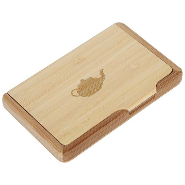 Quality Rectangle Business Bamboo Card Holder With Special And Fashion Design wholesale